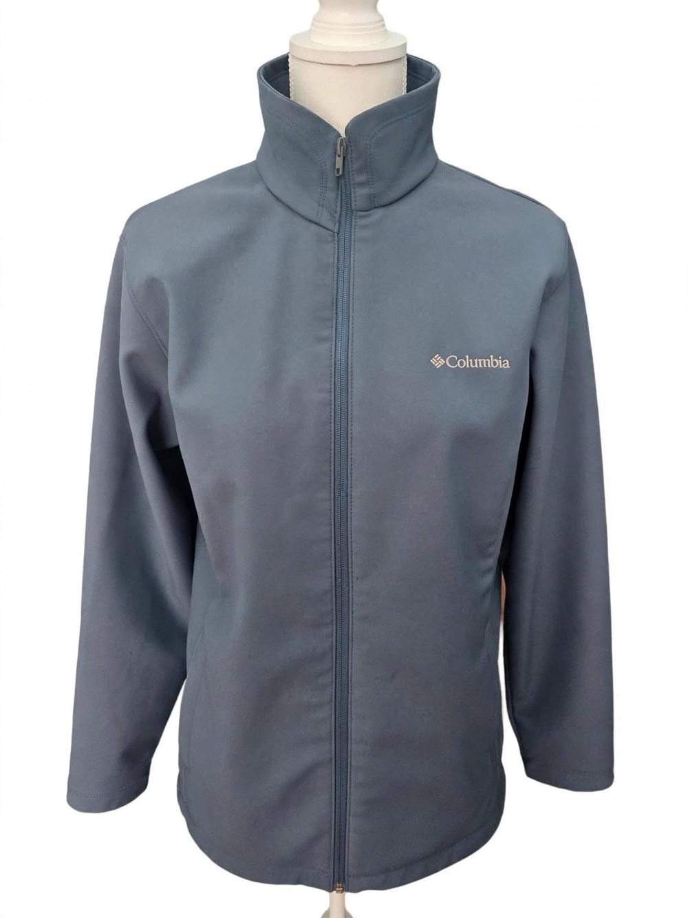 Columbia Womens Slate Blue Full-Zip Jacket